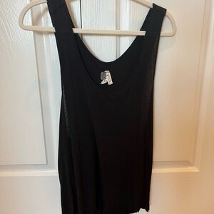 We The Free Black Sleeveless Tank Top